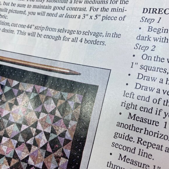 Traditional Quiltworks Magazine 27 Patterns Drafting April May 1991 Issue 13 - Picture 5 of 10